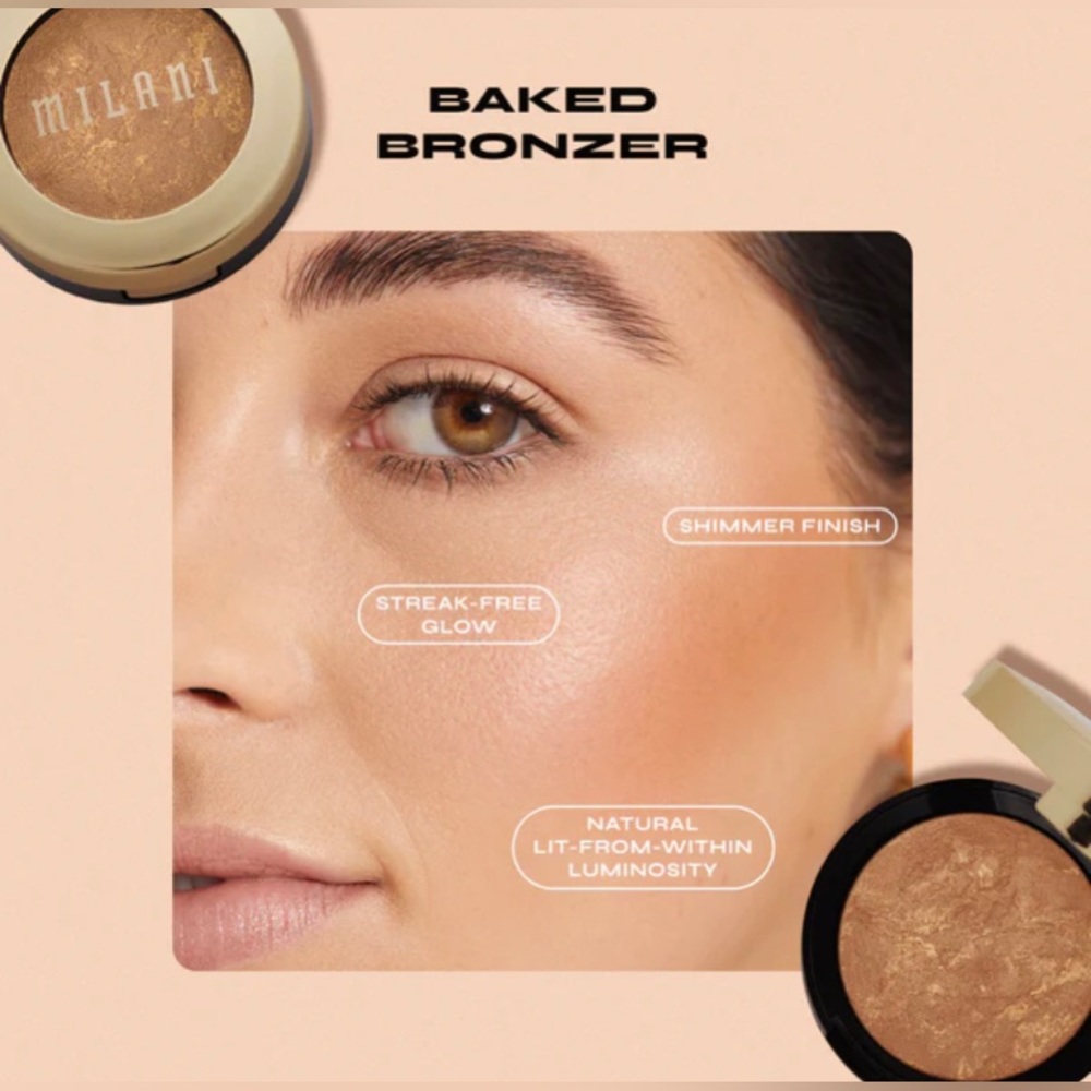 🇮🇹 Like New Milani Baked Bronzer -05/ Soleil
